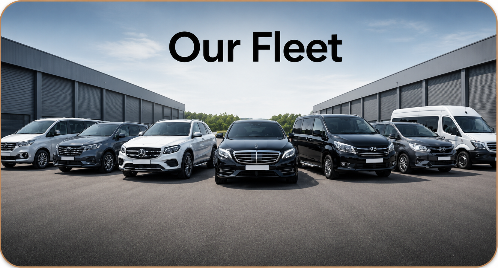Our fleet of vehicles